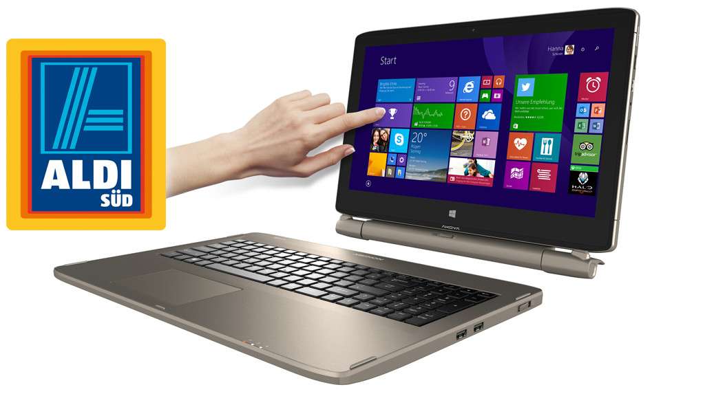 Medion Akoya S6214T: Test der riesigen Notebook-Tablet-Kombi