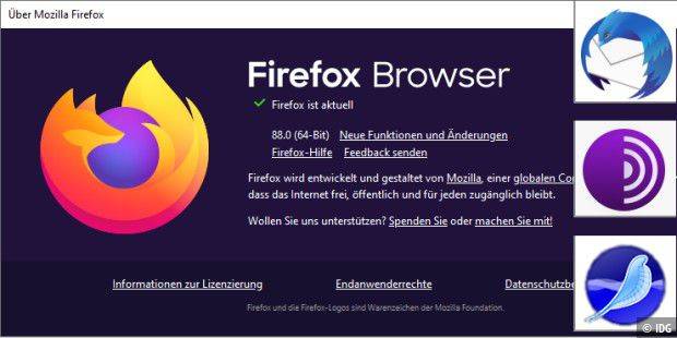 Sicherheits-Updates für Firefox, Thunderbird und Tor Browser