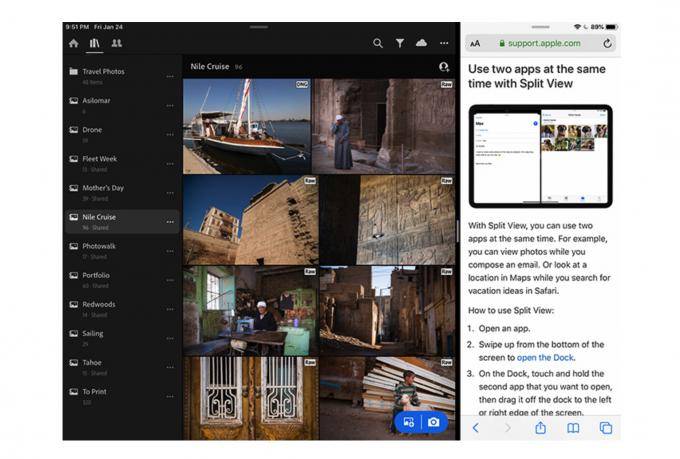 Adobe Lightroom jetzt mit Split View am iPad