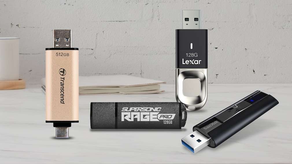 USB-Sticks im Test: 24 Modelle mit 128, 256 und 512 Gigabyte