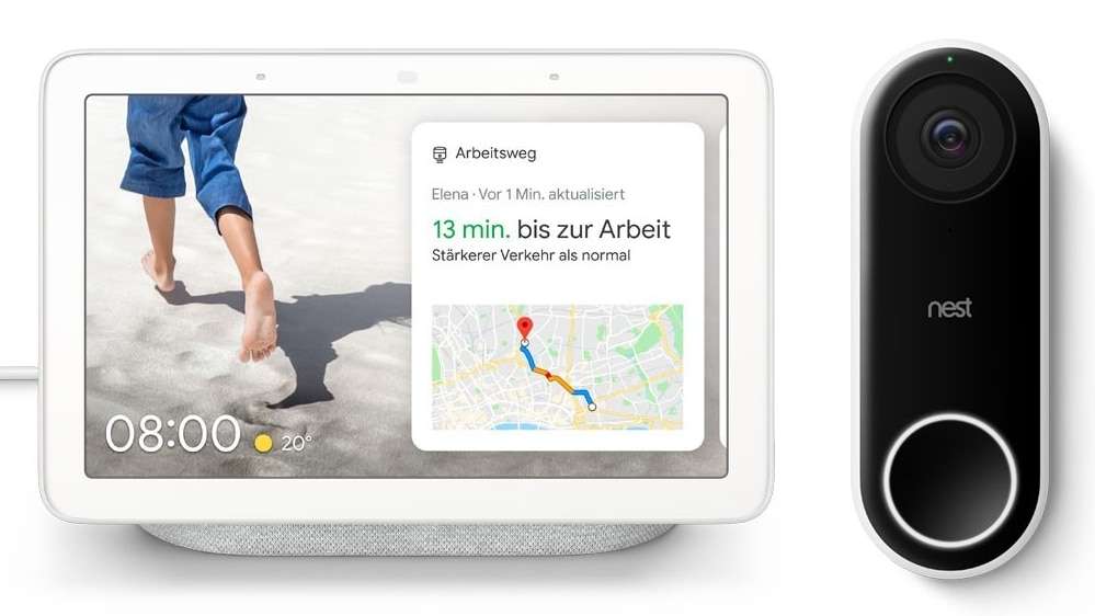 Smarte Türklingel: Google Nest Hello und Nest Hub im Tiefpreis-Set