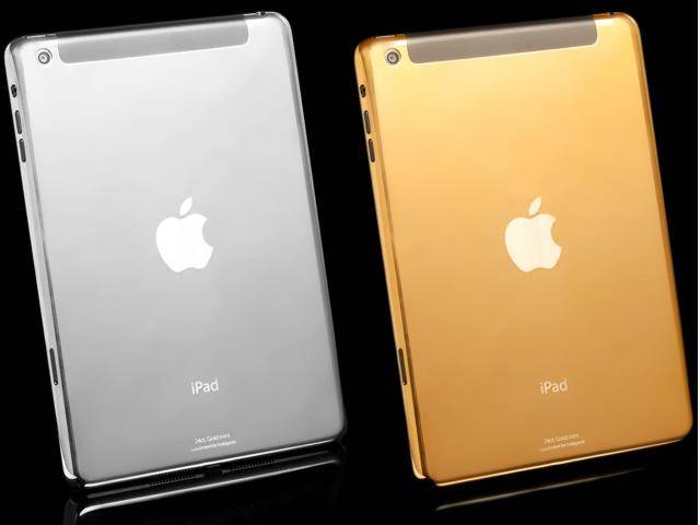 Handgemacht: Das vergoldete iPad Air